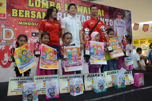 DRAWING & COLORING CONTEST WITH RIO HARYANTO