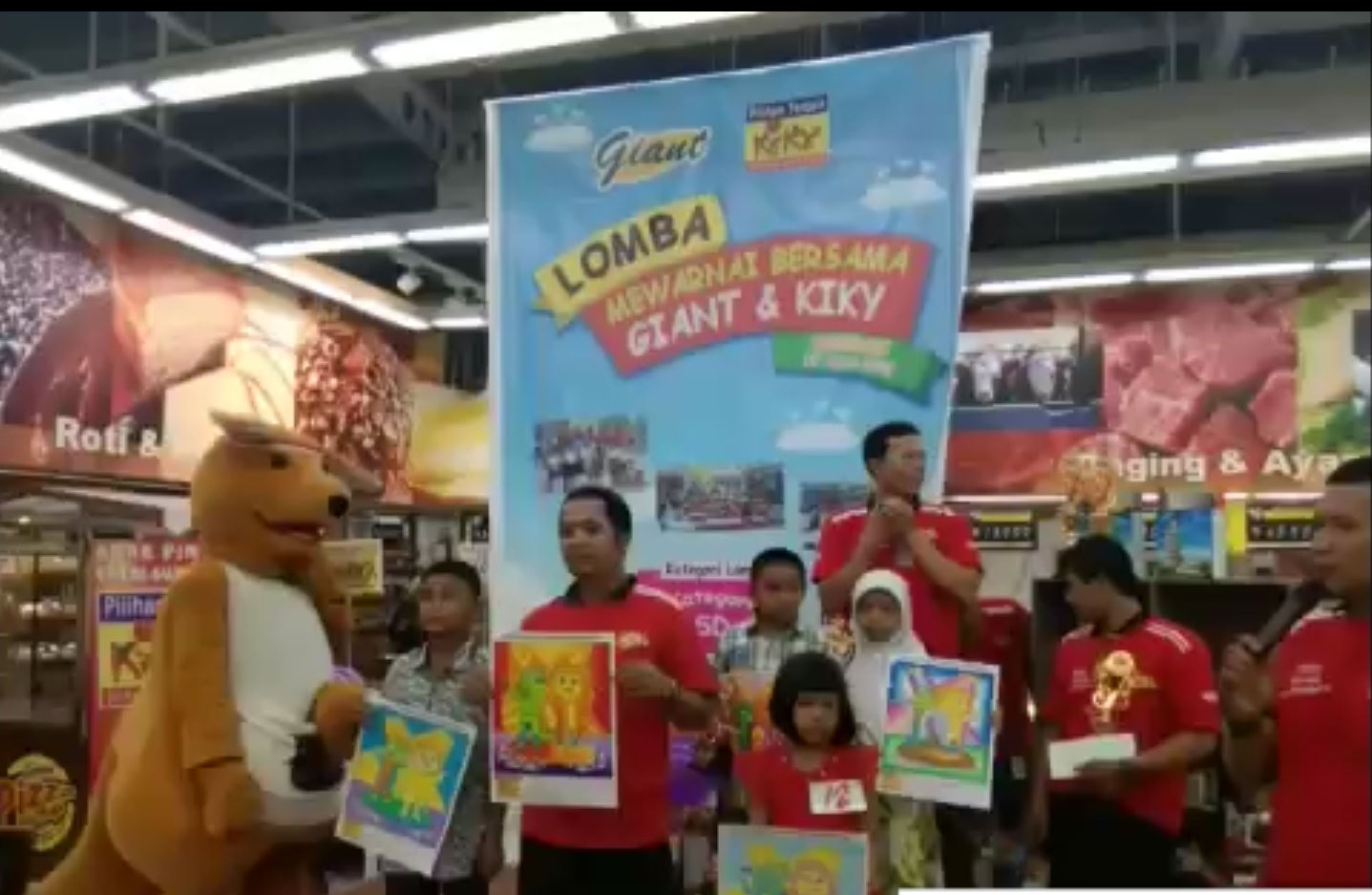 KIKY Draw and Colouring Contest in Panam, Pekanbaru